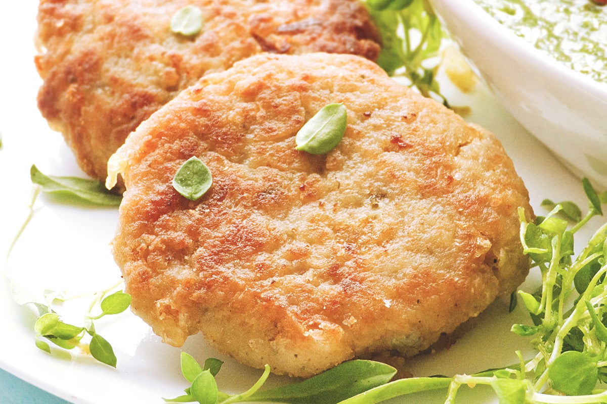 Albóndigas de salmón en salsa verde