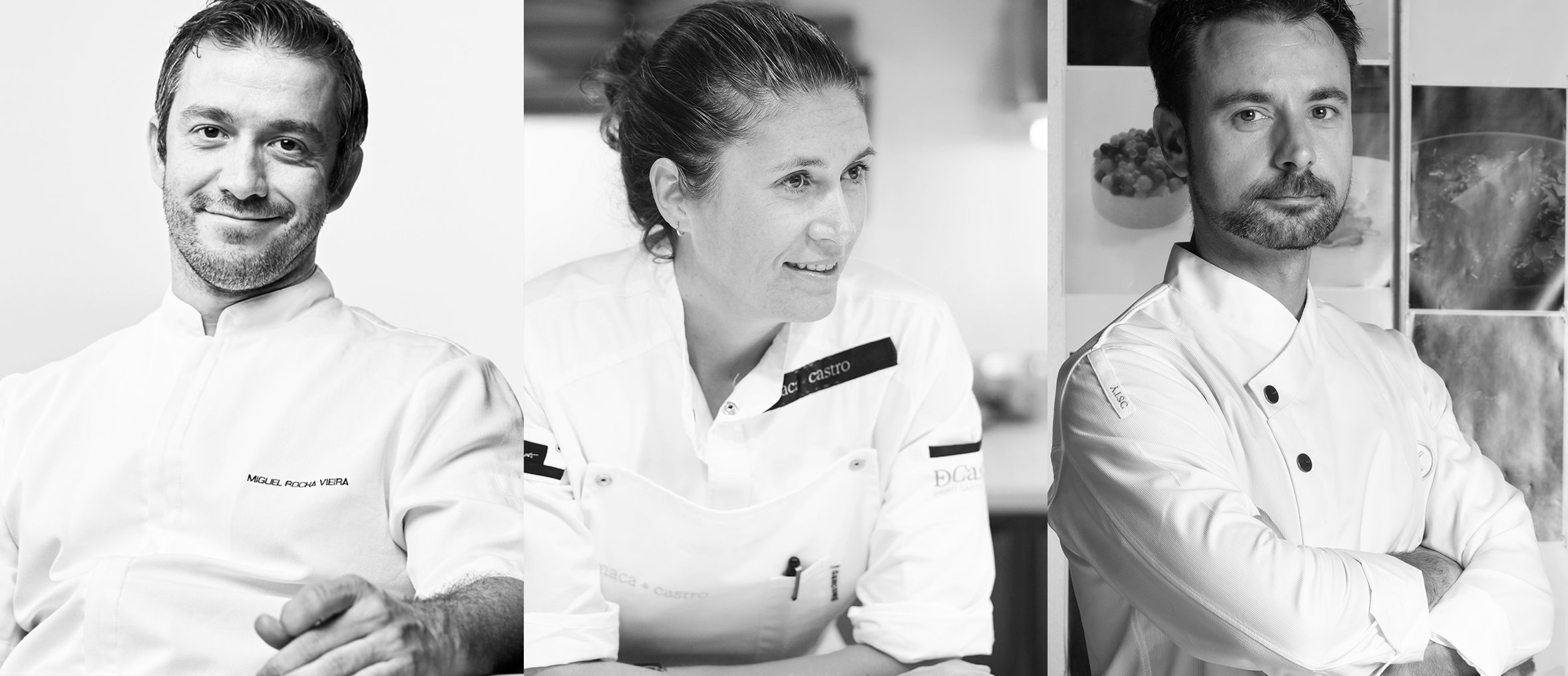 Miguel Rocha, Maca de Castro y Eduard Xatruch