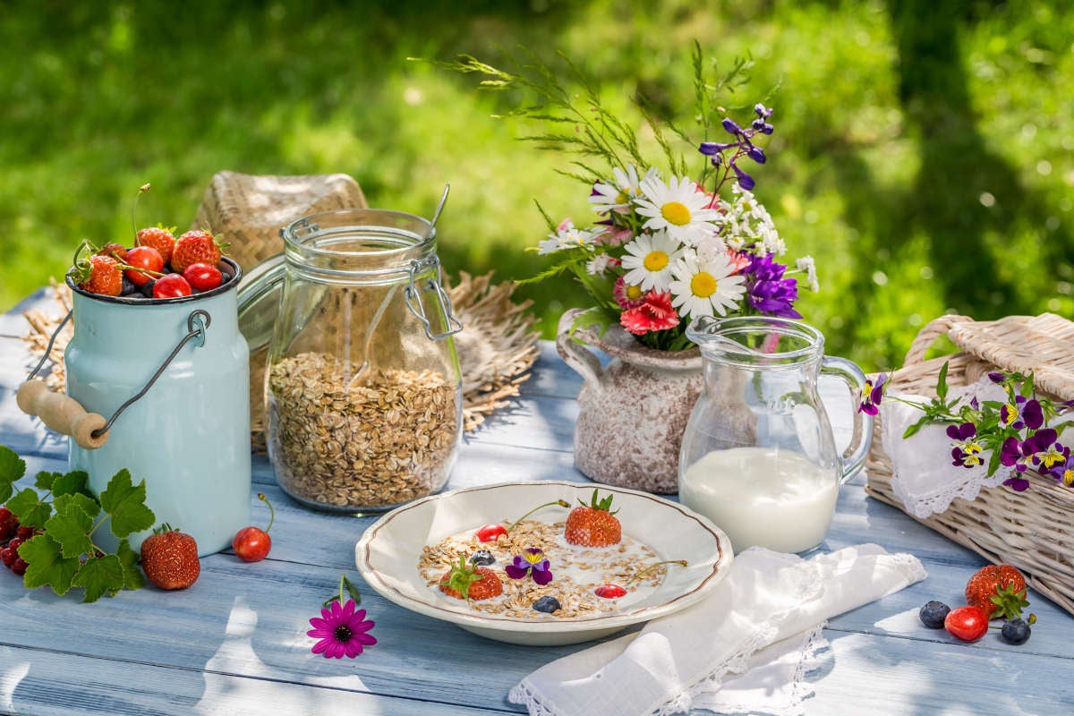 garden breakfast - Fine Dining Lovers