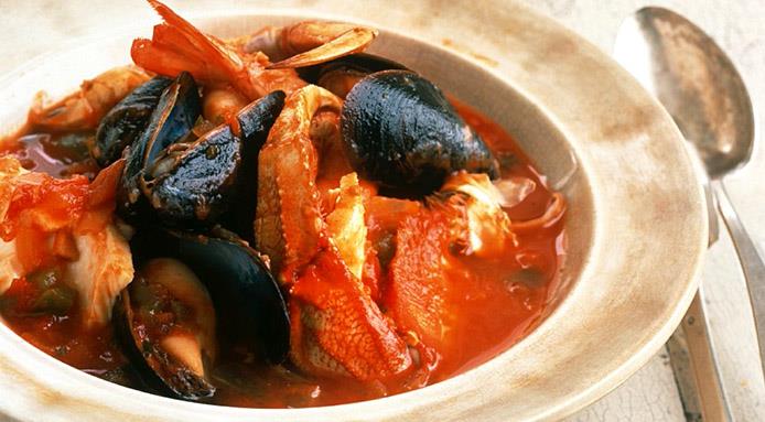 Sopa de mariscos