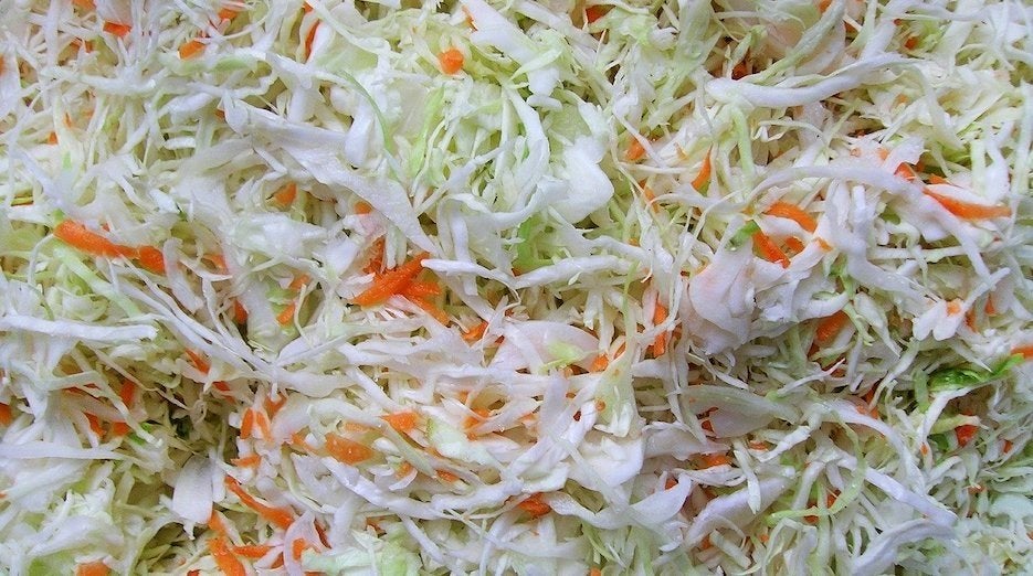 Ensalada de repollo blanco