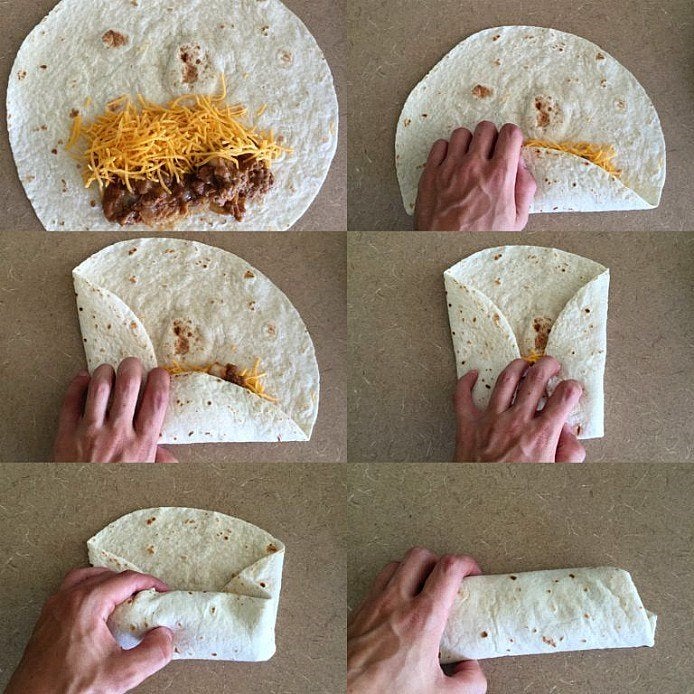 Cerrar un burrito