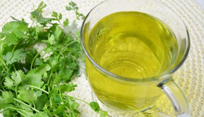 Infusión de cilantro