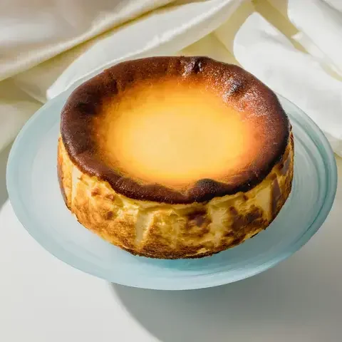 Tarta de queso vasca