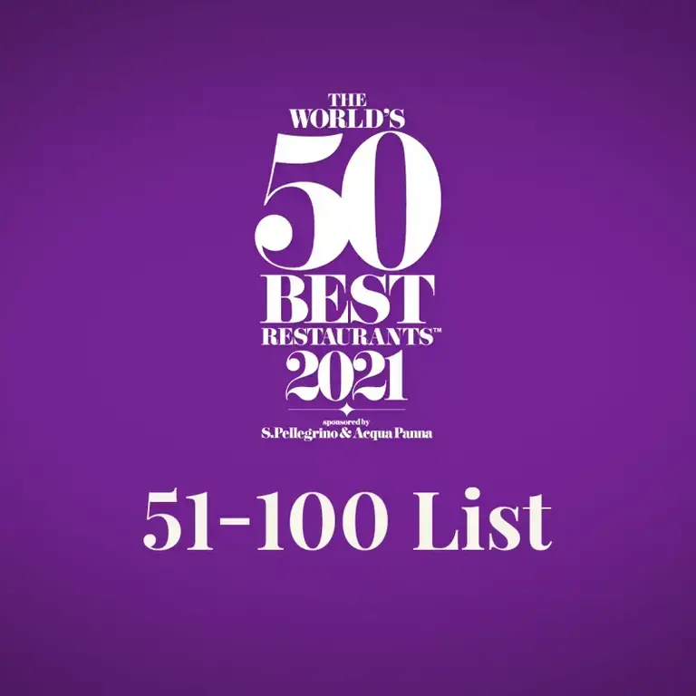 World's 50 Best Restaurants presenta la lista de los 51-100 mejores de 2021