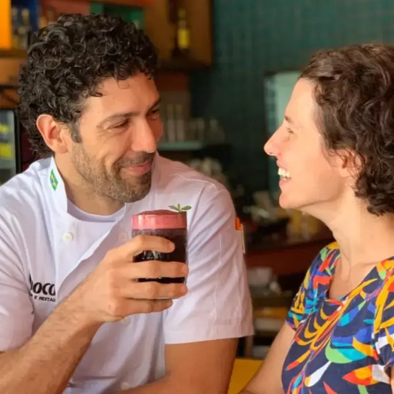 Rodrigo Oliveira y Adriana Salay