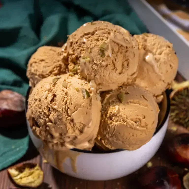 Helado fácil de castañas y chocolate - Fine Dining Lovers