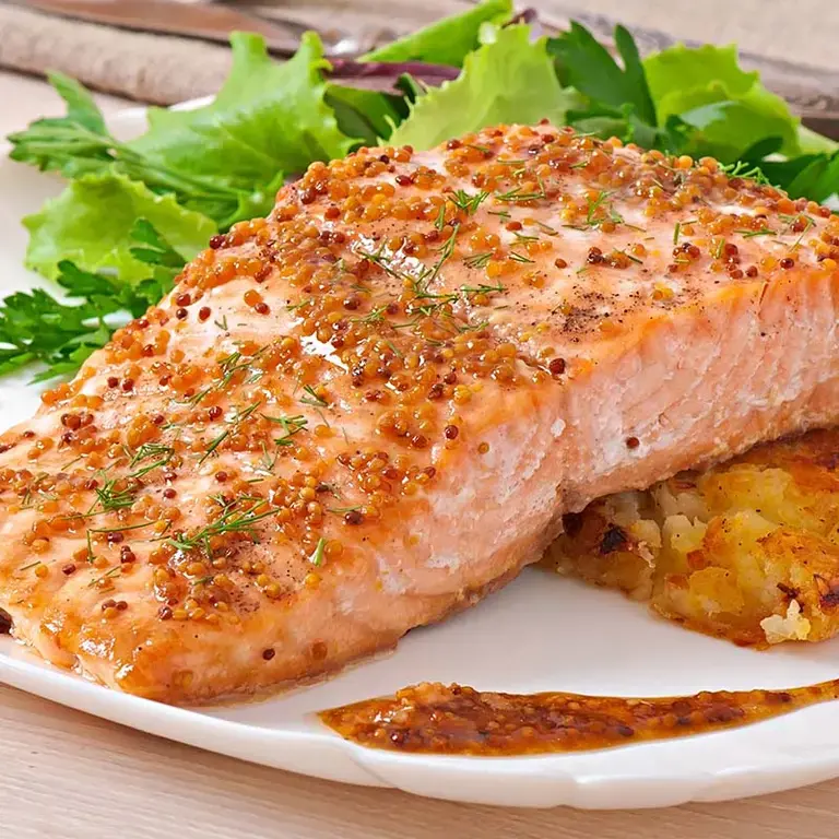 Salmón con miel y mostaza - Fine Dining Lovers