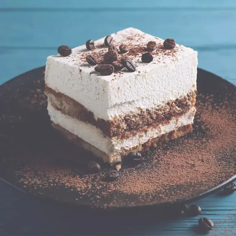 Tarta de café sin horno