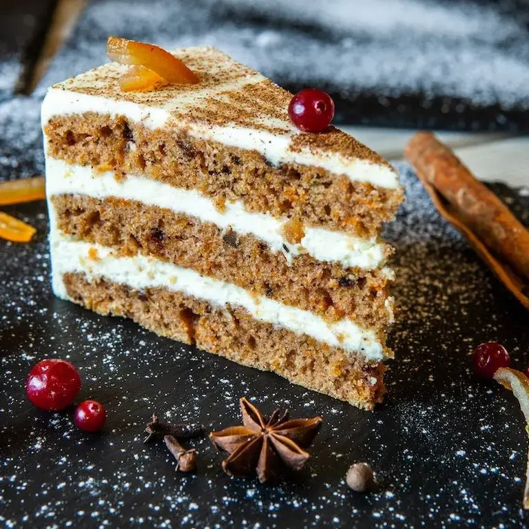 Tarta de zanahoria en freidora de aire