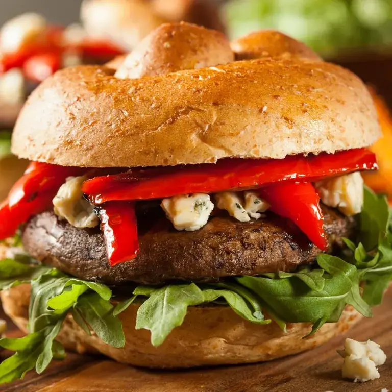 ideas para barbacoa vegana hamburguesas champiñones portobello