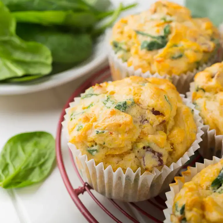 Muffins de espinaca y queso - Fine Dining Lovers