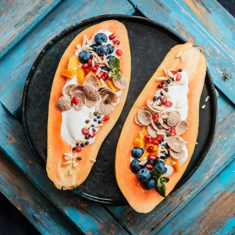 Cómo servir la papaya