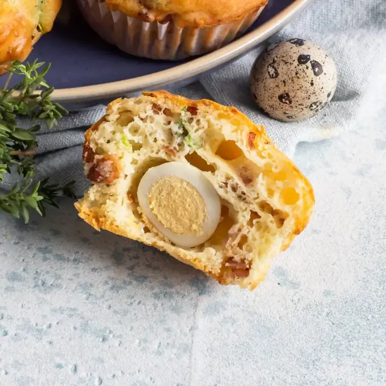 recetas fáciles muffins caseros muffin de huevo duro