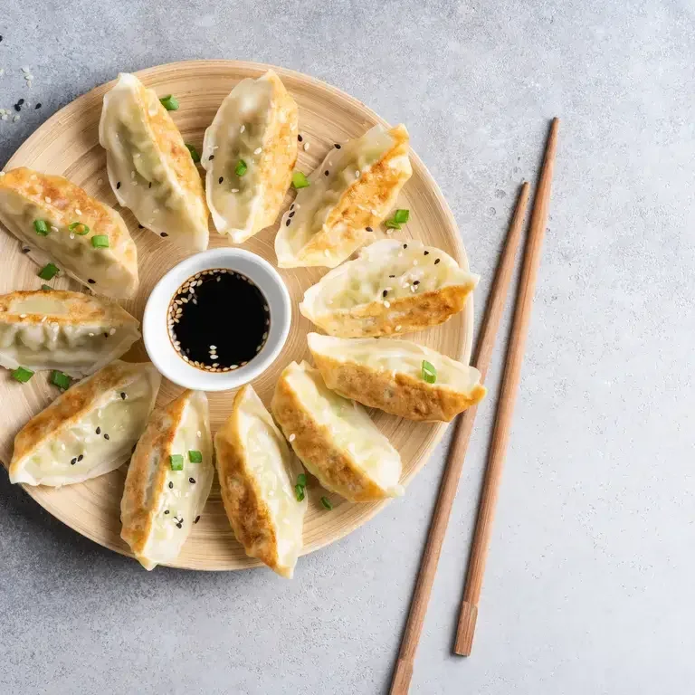 Gyozas de pollo