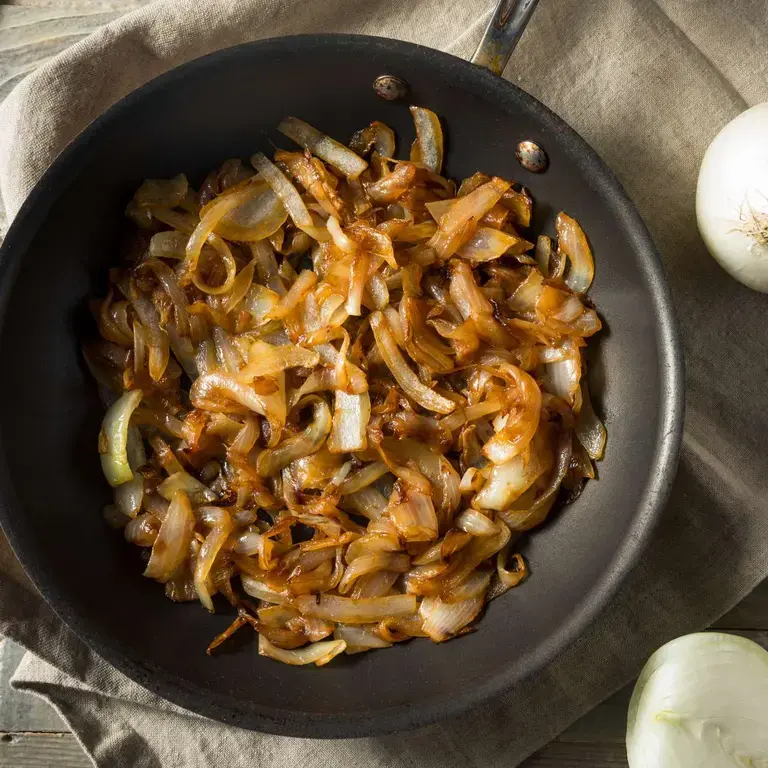 Cebolla caramelizada paso a paso
