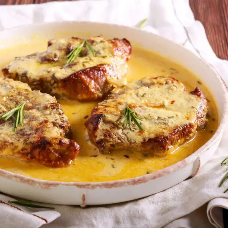 Chuletas de cerdo en salsa española - Fine Dining Lovers