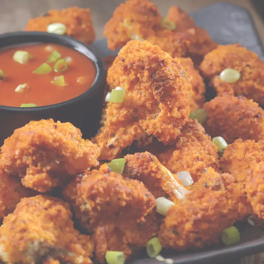 Alitas de pollo fritas