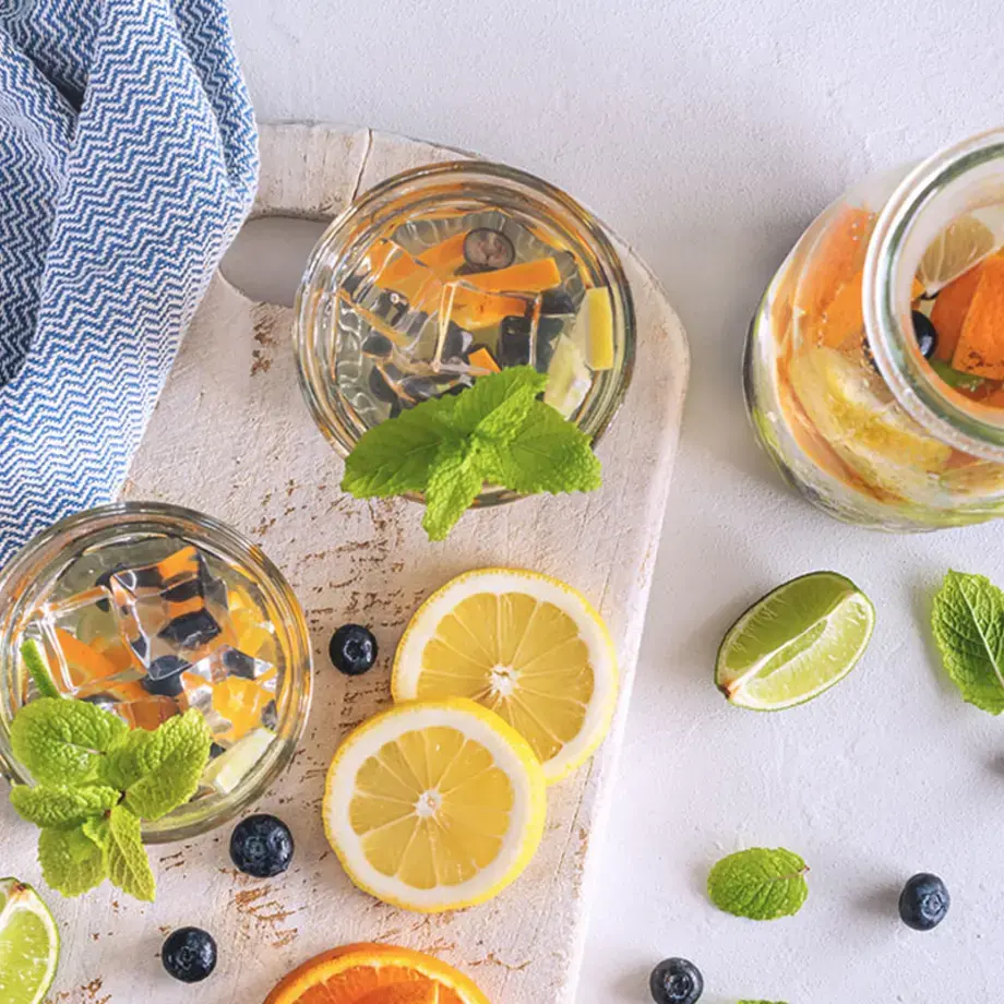 Aguas saborizadas recetas caseras