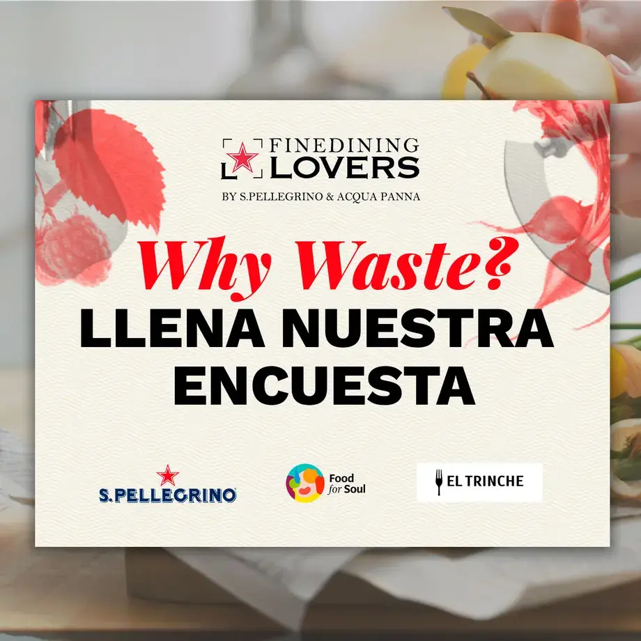 Encuesta desperdicio alimentario Fine Dining Lovers