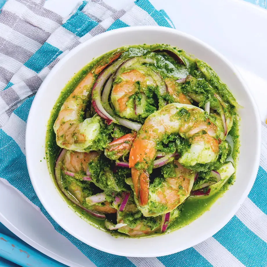 Aguachile de gambas