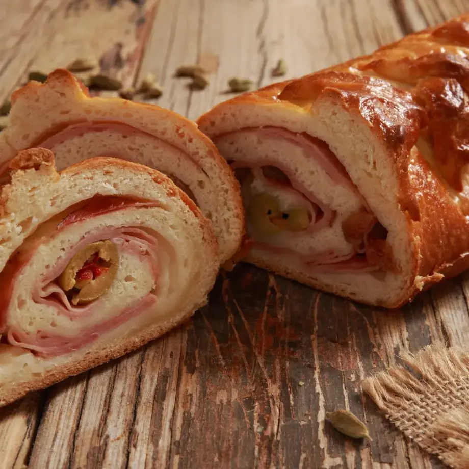 Pan de jamón casero