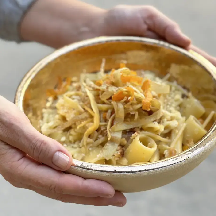 Pasta con patatas