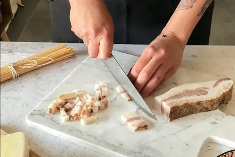 Carbonara paso 01