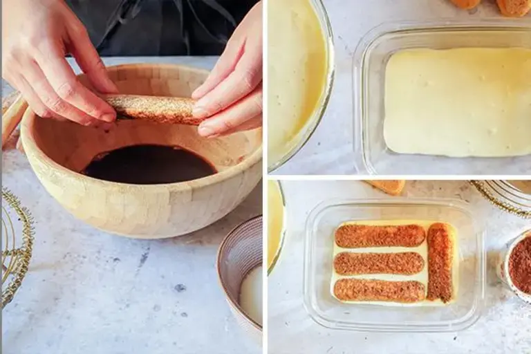 Montar el tiramisú