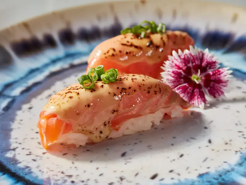 Uno de los platos del restaurante sala omakase Lima