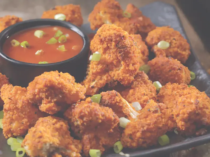Alitas de pollo fritas