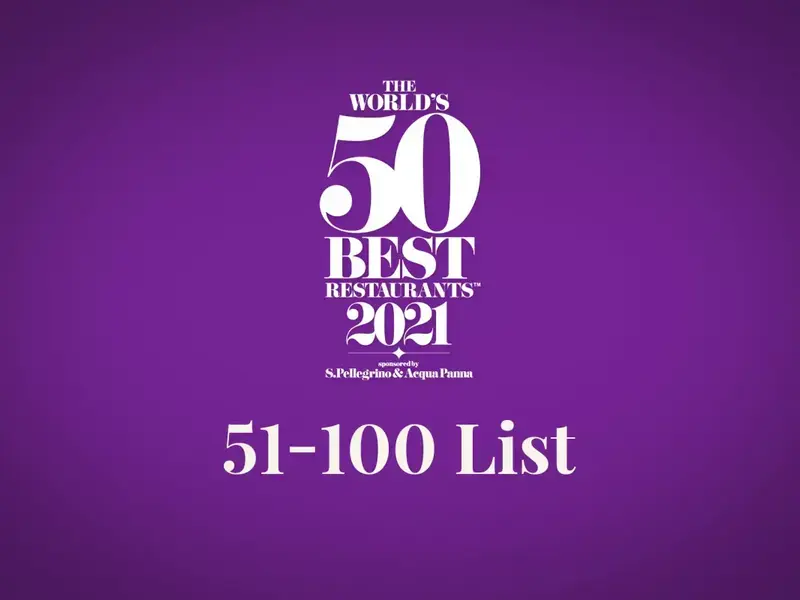 World's 50 Best Restaurants presenta la lista de los 51-100 mejores de 2021