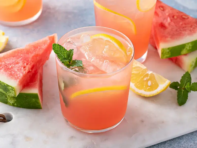 Bebidas con sandía