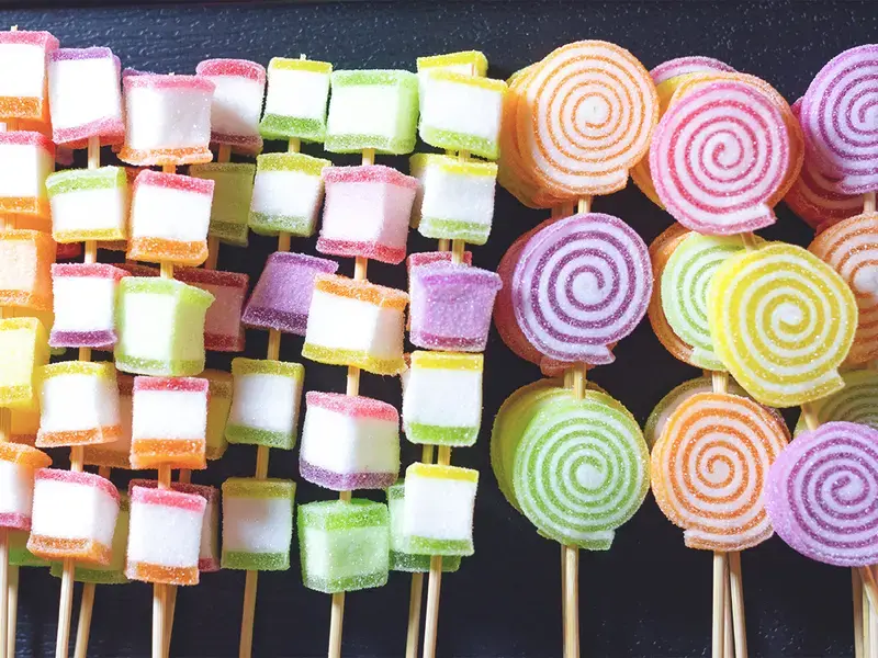 Brochetas de chuches