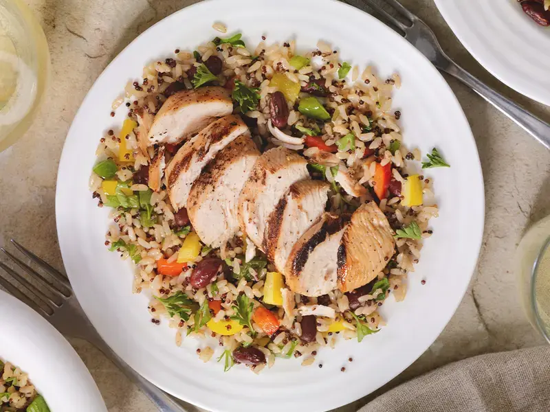 Ensaladas con pollo