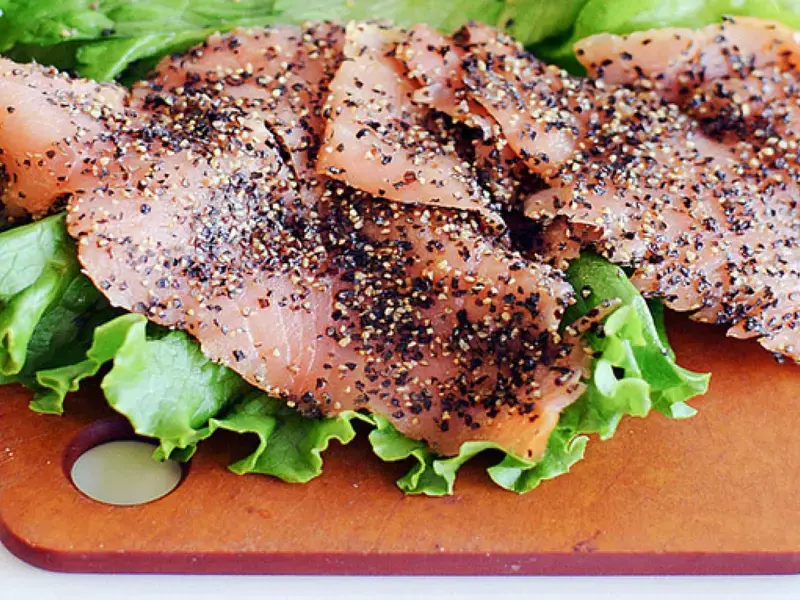Pastrami de salmón