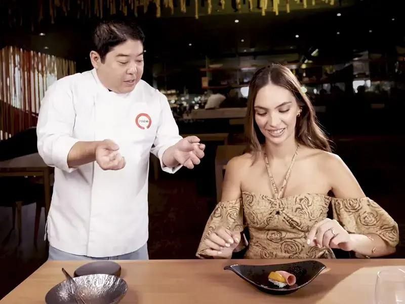 Mitcha Tsumura y Natalie Vertiz