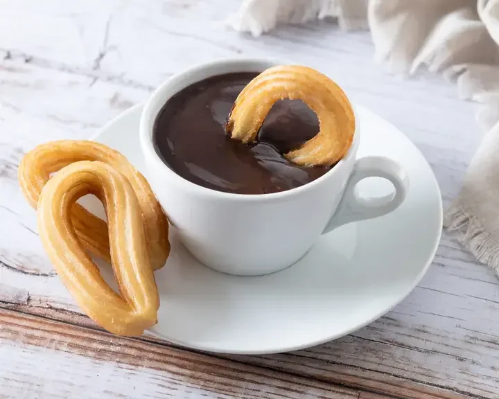 Churros con chocolate